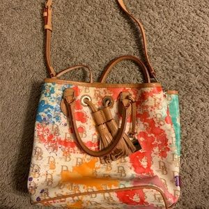 Dooney & Bourke multicolored crossbody purse
